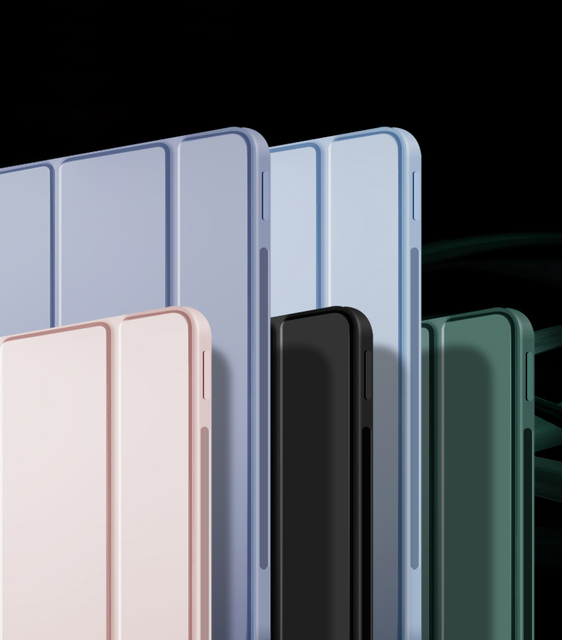 Pokrowiec na Xiaomi Mi Pad 5 Pro 2021 trzykrotnie Pu Leather Smart Cover 11 cali - Wianko - 1