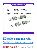 Tocząca się śruba o rozmiarach T5, T6, T8, T10, T12, T14, T20 z nakrętką o skoku 1/2mm oraz śrubą nakrętkową kulkową z mosiądzu o rozmiarach 1/2/3/4/8/10mm/12mm/14mm dla części CNC 3D drukarki - Wianko - 24