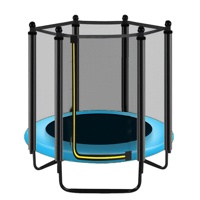 Trampolina rodzina dzieci Anti-drop 3.97/4.59/4.92 stóp sześciosuwowy kryty netto sport mała rodzinna zabawka trampolina - Wianko - 11