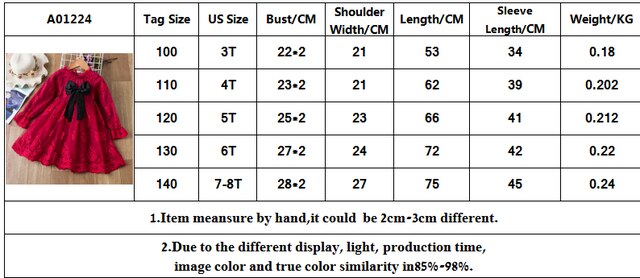 Czerwona sukienka dla dziewczynki z długim rękawem i białymi kropkami - ubranie na jesień świąteczne - Wianko - 37