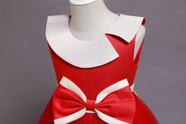 Sukienka dziewczęca z kwiatowym wzorem na przyjęcie bożonarodzeniowe i sylwestra - idealna dla dziewczynek w wieku 4-10 lat - Wianko - 21