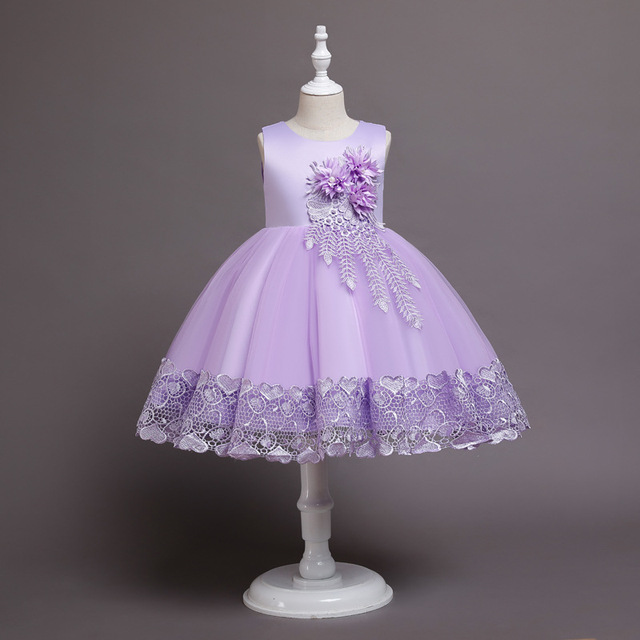 Sukienka dziewczęca z kwiatowym wzorem na przyjęcie bożonarodzeniowe i sylwestra - idealna dla dziewczynek w wieku 4-10 lat - Wianko - 23