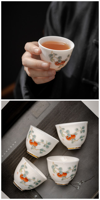 Chiński ręcznie robiony ceramiczny kubek na herbatę podróżny Pu'er Tie Guanyin Master Teacup - Wianko - 3