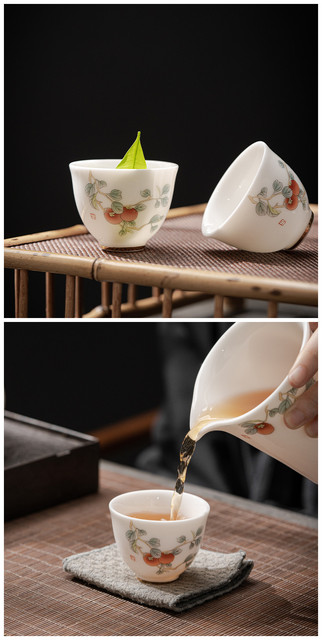 Chiński ręcznie robiony ceramiczny kubek na herbatę podróżny Pu'er Tie Guanyin Master Teacup - Wianko - 2