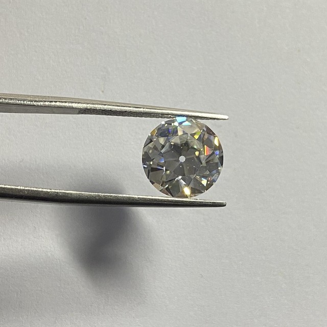 Meisidian GRA certyfikowany diament 7.5mm 1.5 Karat D VVS1 - okrągły stary europejski cięcia Moissanite - cena - Wianko - 7