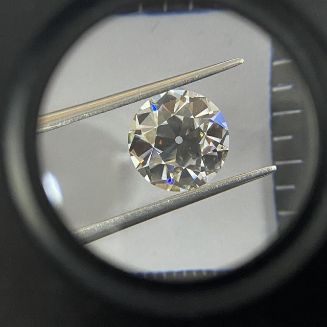 Meisidian GRA certyfikowany diament 7.5mm 1.5 Karat D VVS1 - okrągły stary europejski cięcia Moissanite - cena - Wianko - 11