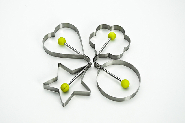 Pierścień do naleśników DIY z jednostki ze stali nierdzewnej w kształcie jajka - okrągły/serce/gwiazda - Wianko - 5