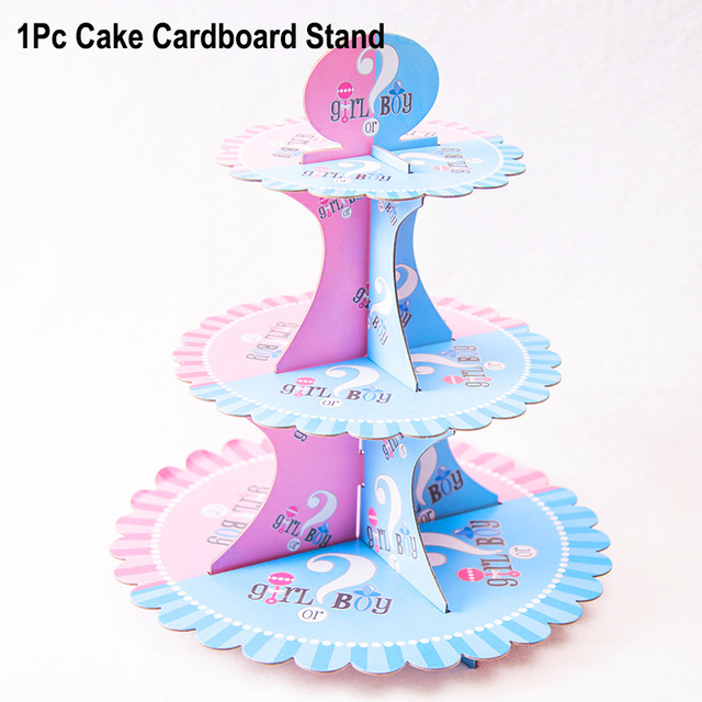 Płeć Reveal Party - Akcesoria dekoracyjne dla Baby Shower - Balony lateksowe - Zestaw stołowy - Dziewczynka lub chłopiec - Różowe i niebieskie - Dekoracje urodzinowe dla dzieci - Wianko - 8
