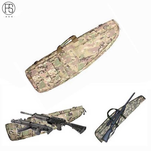 Wojskowy karabin strzał pistolet torba Camo z lornetką i wyściółką do polowania - Wianko - 4