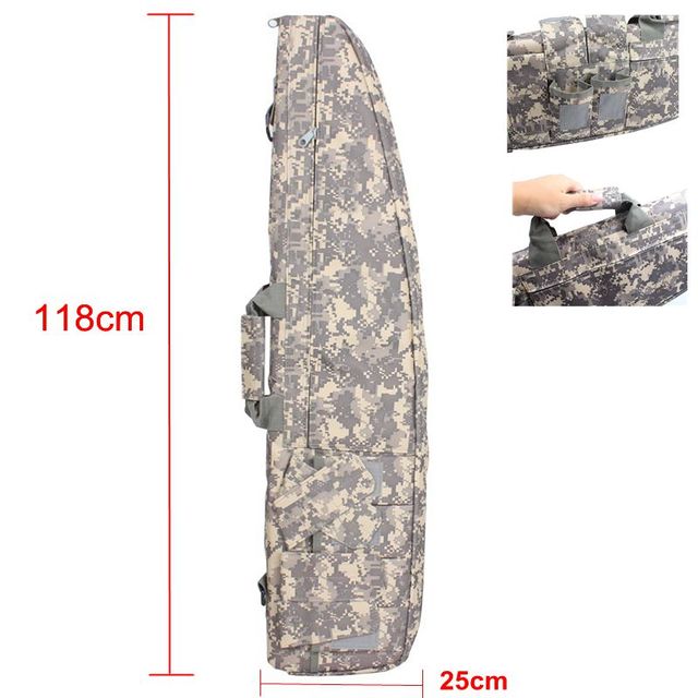 Wojskowy karabin strzał pistolet torba Camo z lornetką i wyściółką do polowania - Wianko - 9