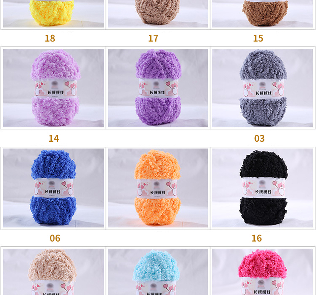 Miękka przędza Baby Wool 50g/sztuka - gruba włóczka aksamitna do szydełkowania i drutów (swetry, szaliki, skarpetki) - Wianko - 5