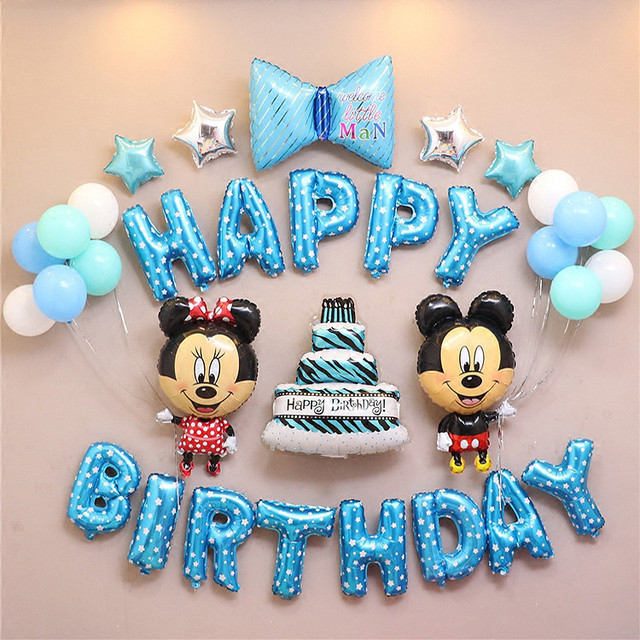 Pakiet balonów urodzinowych Mickey Mouse Party Theme Minnie - chłopiec lub dziewczynka - Wianko - 10