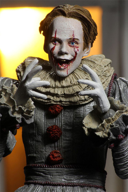 NECA Pennywise - Lalka akcji rysunek Joker Stephen King Horror - idealny prezent na Halloween i Boże Narodzenie! - Wianko - 24