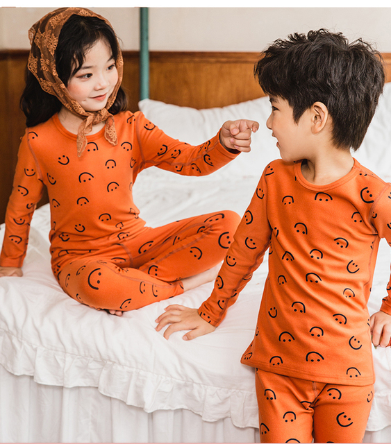 Zestaw jesienno-zimowych piżam dla dziewczynek w wieku od 2 do 10 lat z nadrukiem dinozaura - Wianko - 15