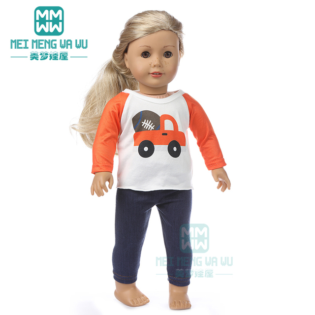 43-45cm Ubrania dla lalki noworodki i amerykańska lalka - strój sportowy - Wianko - 13