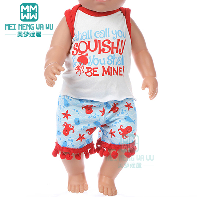 43-45cm Ubrania dla lalki noworodki i amerykańska lalka - strój sportowy - Wianko - 15