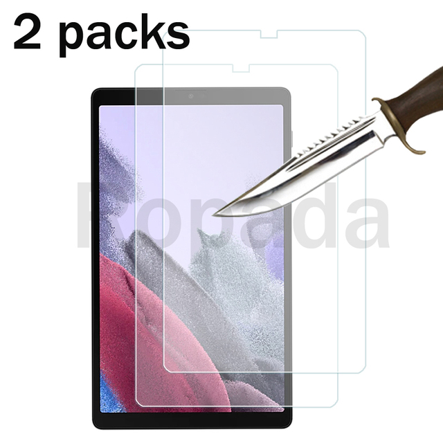 Paczka 2x Ochraniacz ekranu Samsung Galaxy Tab A7 Lite 8.7 2021, szkło hartowane, Anti-Scratch, kompatybilny z SM-T220/T225 - Wianko - 1