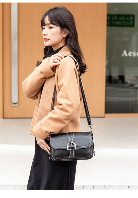 Nowa torba na ramię dla eleganckich kobiet - wysoka jakość, jednolity kolor, luksusowy design, skóra PU - Wianko - 5