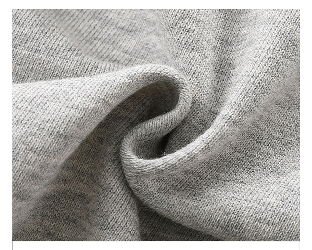 Dzianiny dla dzieci: szara bluza z plisowanymi rękawami z wykrojeniem pod szyją - Wianko - 3