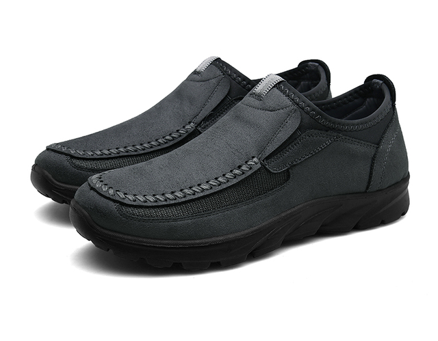 Chunky Sneakers – skórzane buty na co dzień dla mężczyzn, luksusowe i modne, wsuwane, Plus rozmiar - Wianko - 32