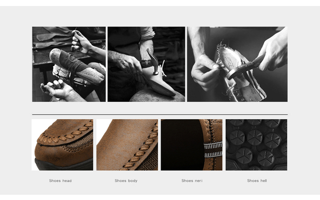 Chunky Sneakers – skórzane buty na co dzień dla mężczyzn, luksusowe i modne, wsuwane, Plus rozmiar - Wianko - 8
