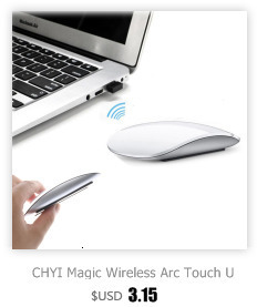 Mysz bezprzewodowa CHUYI 2.4G Arc Touch - ładowalna, ultra cienka, optyczna, z portem USB, ergonomiczna - dla Macbook - Wianko - 3
