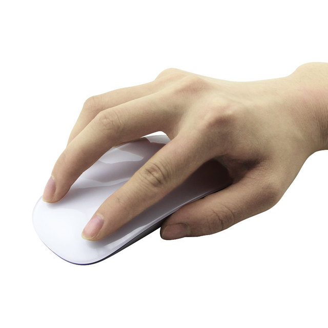 Mysz bezprzewodowa CHUYI 2.4G Arc Touch - ładowalna, ultra cienka, optyczna, z portem USB, ergonomiczna - dla Macbook - Wianko - 12