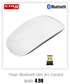 Mysz bezprzewodowa CHUYI 2.4G Arc Touch - ładowalna, ultra cienka, optyczna, z portem USB, ergonomiczna - dla Macbook - Wianko - 1