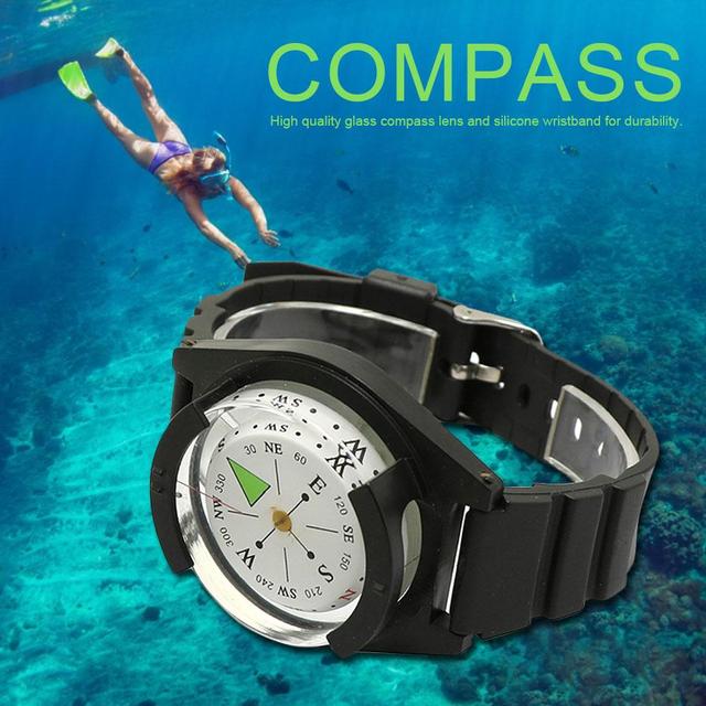 Wodoodporny kompas na rękę do outdooru, nurkowania i rowerowania z wysoką precyzją - Wianko - 13