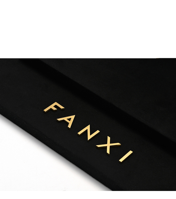 Czarny wyświetlacz biżuterii FANXI - stojak na kolczyki i naszyjniki, manekin do prezentacji biżuterii - Wianko - 10