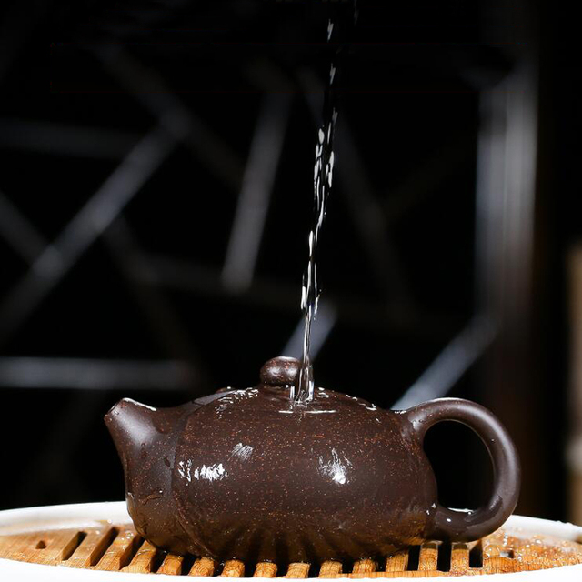Ręcznie wykonany chiński dzbanek do herbaty Xishi z garncarskiej gliny purpurowej Yixing, 150 ml - Wianko - 6