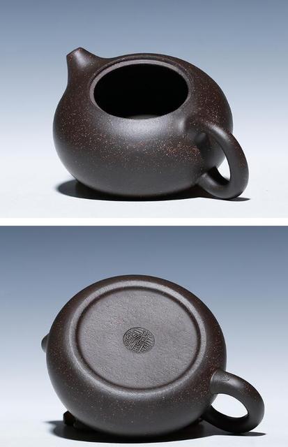 Ręcznie wykonany chiński dzbanek do herbaty Xishi z garncarskiej gliny purpurowej Yixing, 150 ml - Wianko - 8