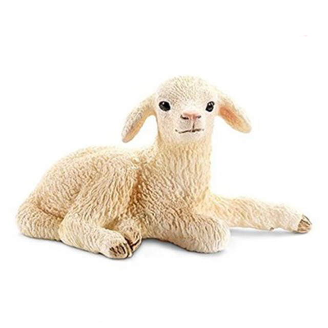5cm PVC modele owiec jagnięcych - figurki zwierząt gospodarskich, zabawki i prezenty - Wianko - 2