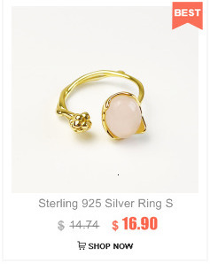Pierścień 925 Sterling Silver z geometrią, luksusową fakturą i regulacją dla kobiet na ślub 2021 - Wianko - 9