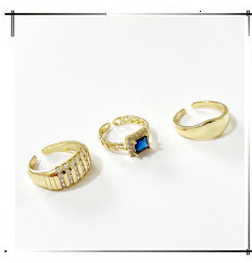Pierścień 925 Sterling Silver z geometrią, luksusową fakturą i regulacją dla kobiet na ślub 2021 - Wianko - 32