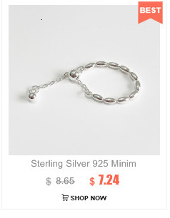 Pierścień 925 Sterling Silver z geometrią, luksusową fakturą i regulacją dla kobiet na ślub 2021 - Wianko - 8