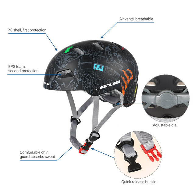 Kask rowerowy męski GUB PC + EPS lekki, do sportów ekstremalnych i jazdy na rowerze - Wianko - 11