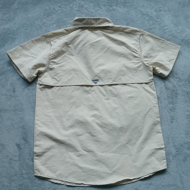Koszula dziecięca z krótkim rękawem i kieszenią dla chłopców 14-16 lat - Wianko - 4