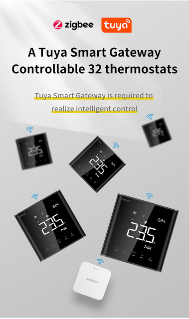 Daikin Tuya zigbee inteligentny termostat do klimatyzatora z obsługą Google Alexa DuerOS i WiFi - Wianko - 11