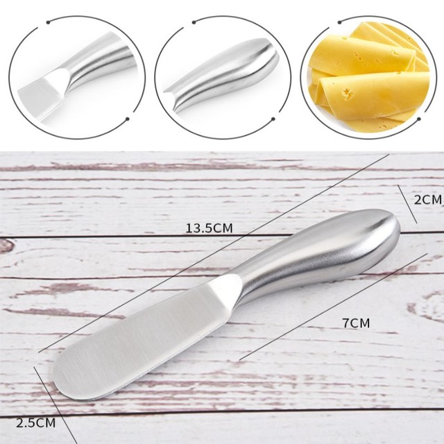 Wielofunkcyjny nóż do sera ze stali nierdzewnej do domowej kuchni - Wianko - 4