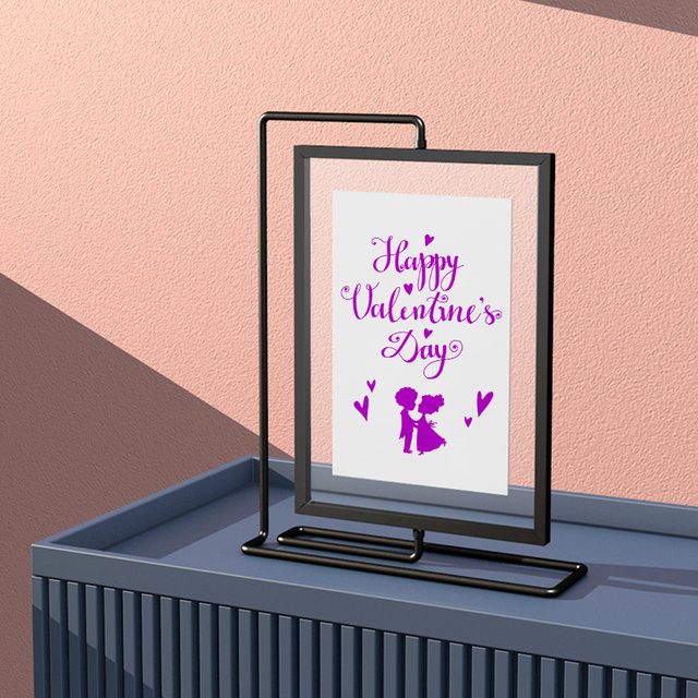 Chzimade Happy Valentine's Day Love - samoprzylepny jedwabny szablon do drukowania na T-Shirt, torbie, dekoracjach domowych DIY - Wianko - 4