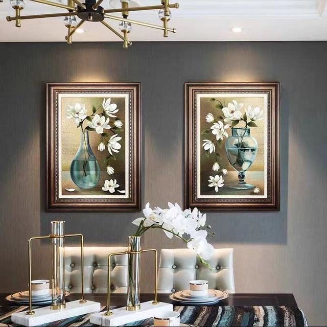Amerykański plakat kwiatowy - elegancka sofa do salonu, idealna dekoracja ściany i jadalni - Wianko - 3