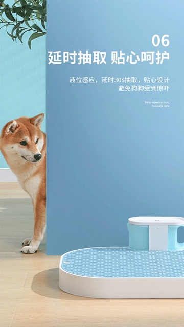Przenośna automatyczna toaleta dla psów, dwuwarstwowa podkładka szkoleniowa, taca z tworzywa sztucznego dla małych psów WC Mascotas, łatwa w czyszczeniu - Wianko - 16