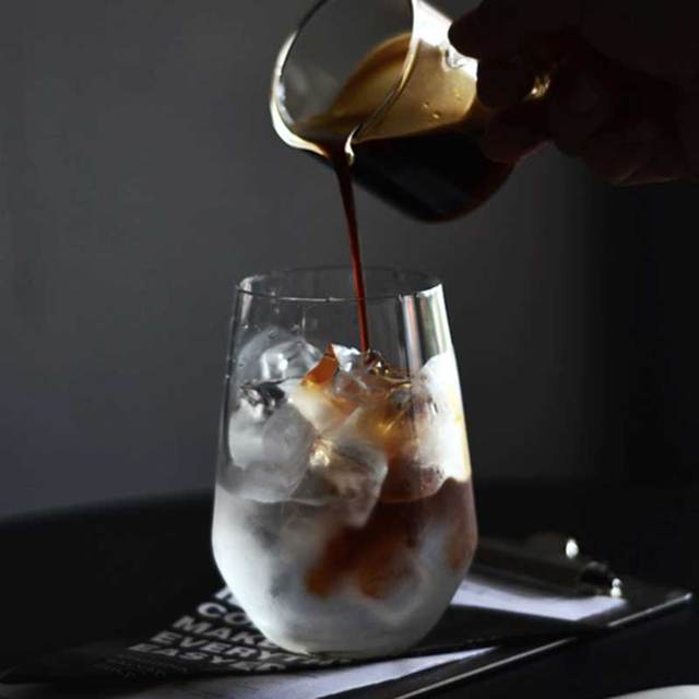Żaroodporna szklana szklanka do kawy Espresso 80/100ml - Wianko - 5