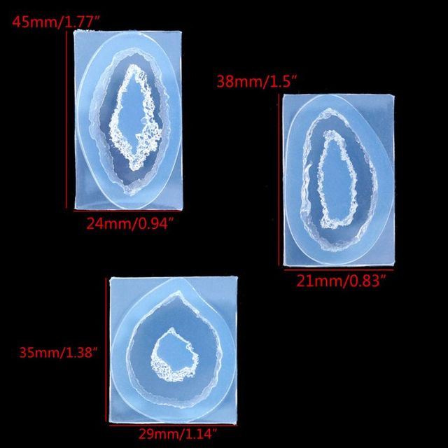 Wisiorek z klejnotem kryształowa klastra Geode Druzy żywica narzędzie jubilerskie DIY - Wianko - 6