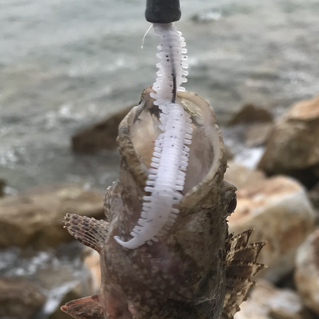 10 sztuk TPR miękkich przynęt maggot grub miękkich połowów haki zapachowe robaków glow krewetki ryby przynęty - Wianko - 20