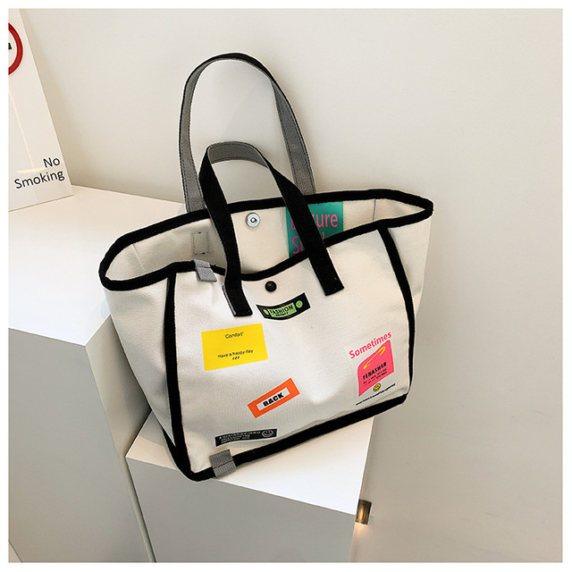 Luksusowa torebka projektanta z literami, duża pojemność - Wianko - 44
