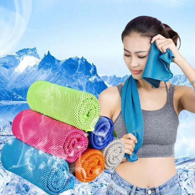 Ręcznik sportowy Cold Feeling 30x90cm do treningu mężczyźni i kobiety - idealny na siłownię, jogę, bieganie i koszykówkę - Wianko - 4