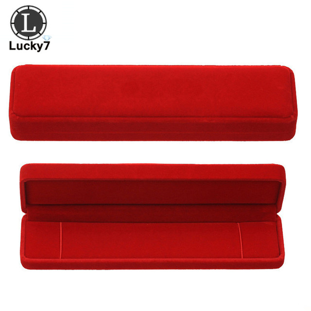 Luksusowe czerwone aksamitne pudełko na biżuterię - idealne do przechowywania obrączek, kolczyków i naszyjników - Wianko - 7
