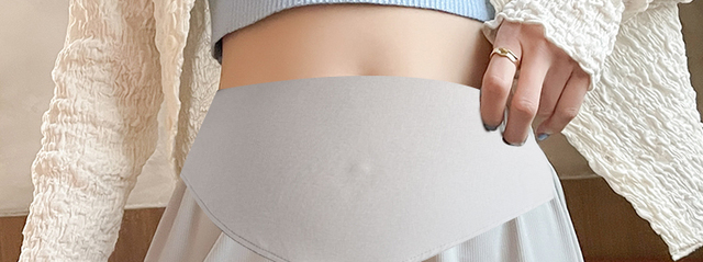 Lato cienki lodowy jedwabowy krótki Legging dla ciężarnych kobiet - regulowany brzuch, luźna miękka odzież ciążowa, rozmiar 396 - Wianko - 11